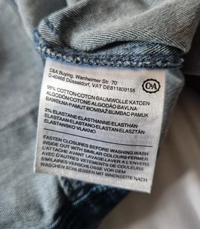Veste en jean 6ans - photo numéro 4