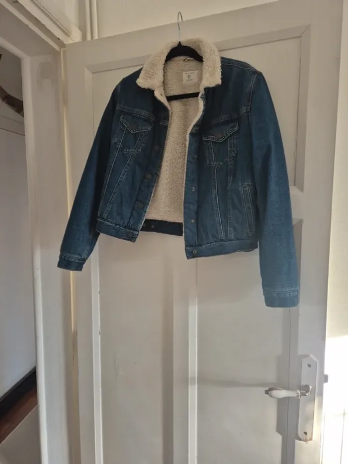 Veste jean moumoute Teddy Smith