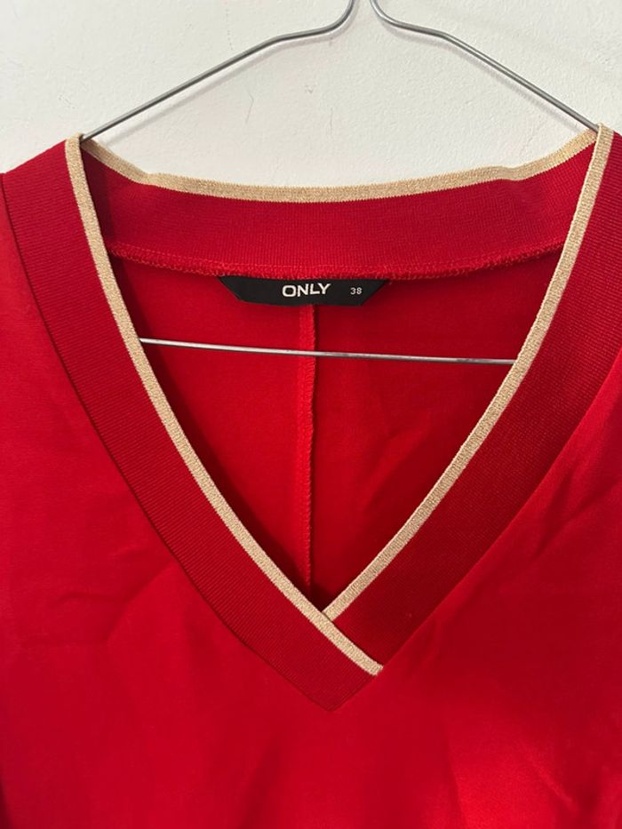Robe rouge Only taille 38 - photo numéro 2