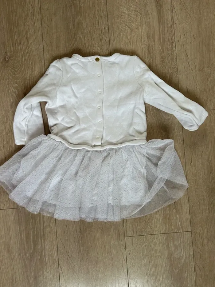 Robe Petit Bateau en molleton pailletée - photo numéro 3
