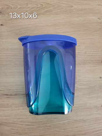 Sucrier doseur Tupperware bleu