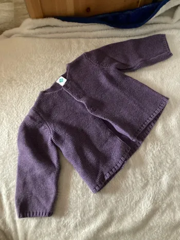 Veste en laine, 12 mois