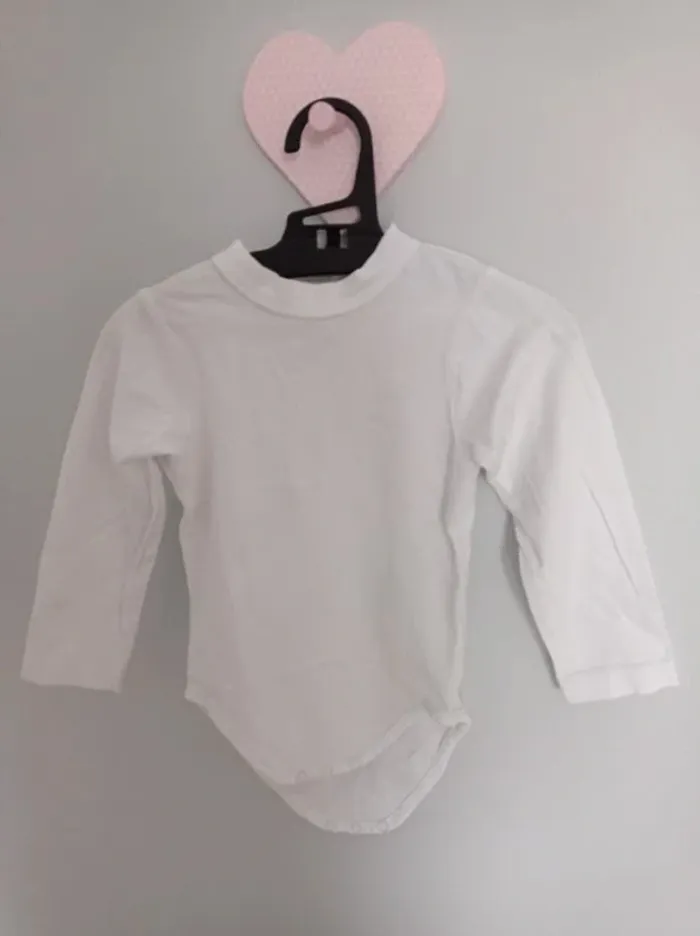 Body blanc col montant ML Orchestra 23 mois
