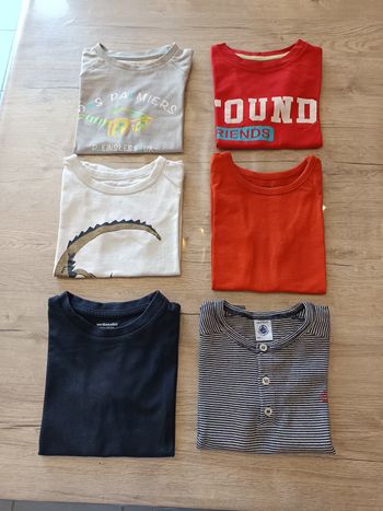 Lot tee-shirts manches courtes