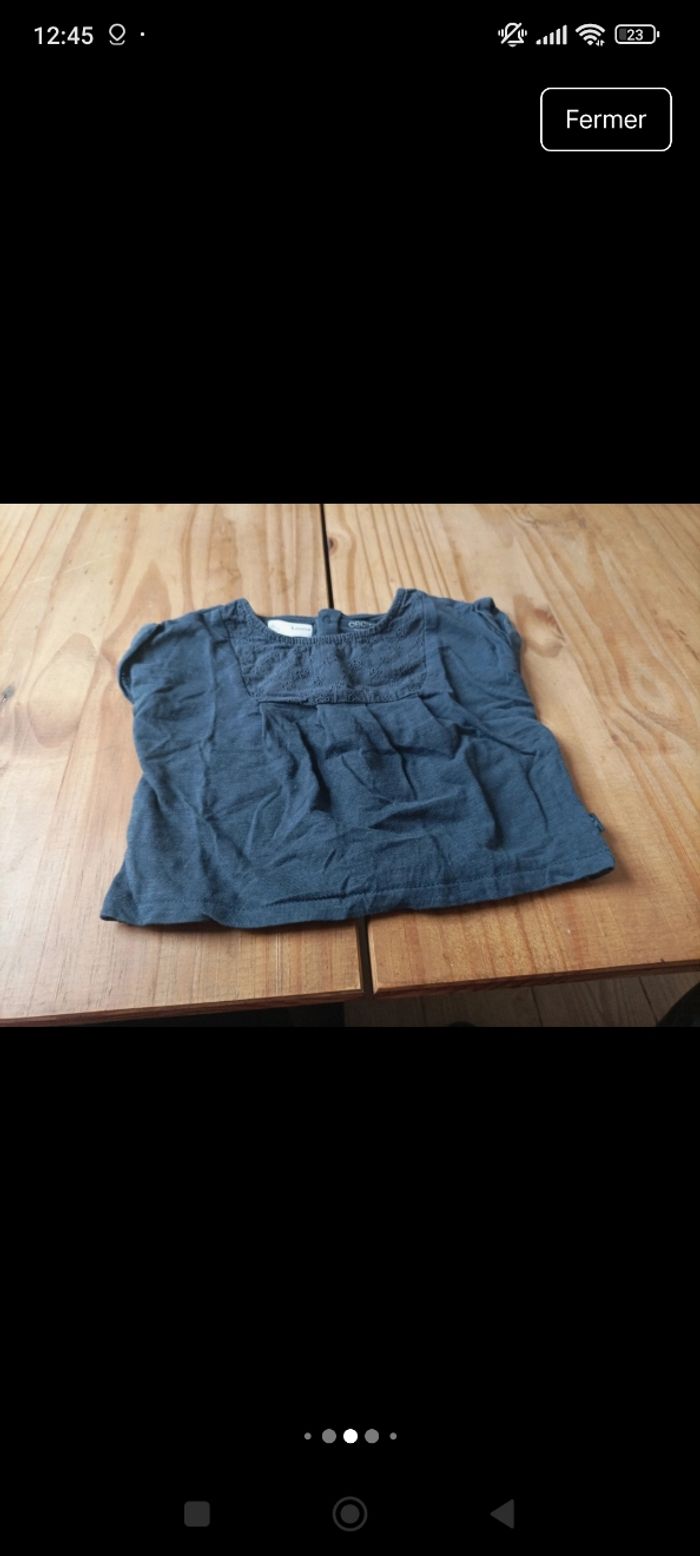 Lot tee shirt bébé fille taille 3 mois - photo numéro 6