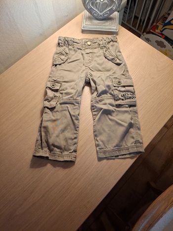Pantalon Kid kanai 18 mois 81 cm léger beige foncé