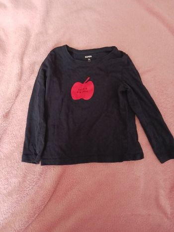 Haut bleu marine kiabi 3 ans