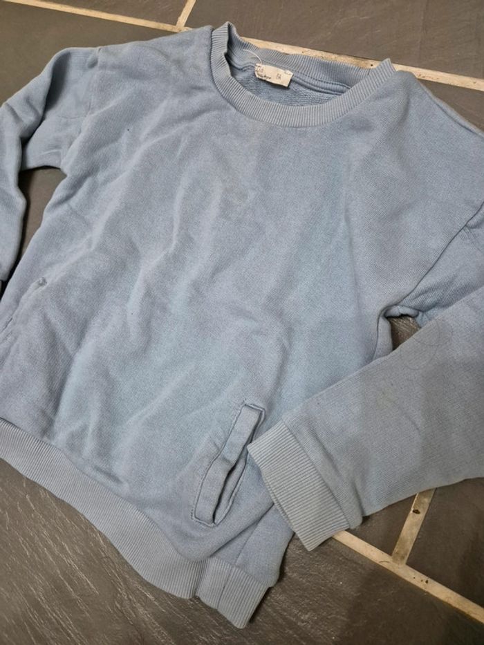 Sweat bleu clair - photo numéro 2