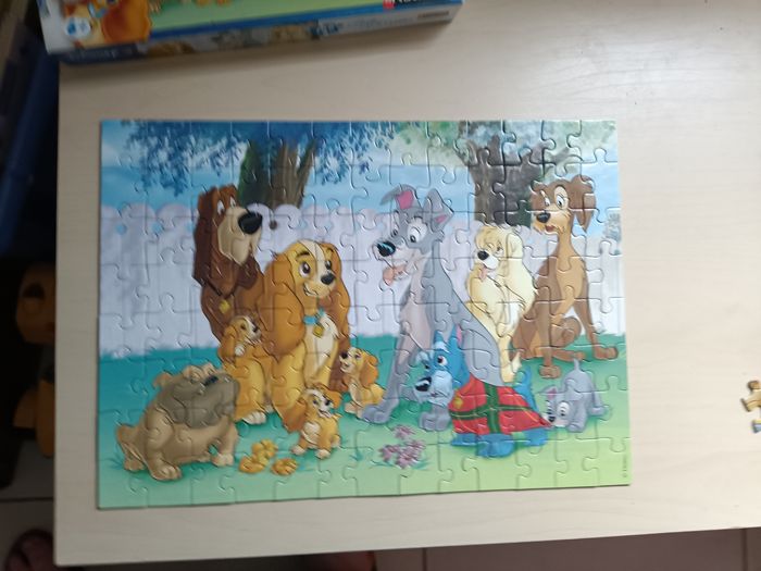 Puzzle Disney belle et le clochard