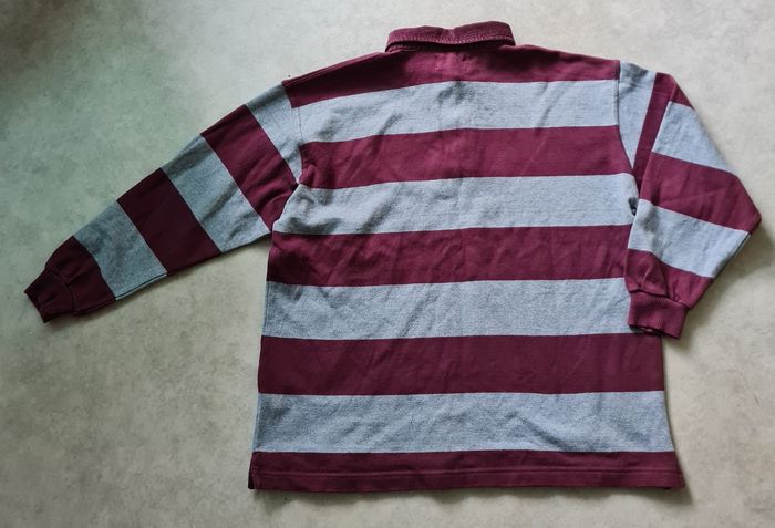 t-shirt polo manches longues rayures garçon 12 ans - photo numéro 7