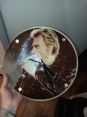 Pendule Johnny Hallyday 