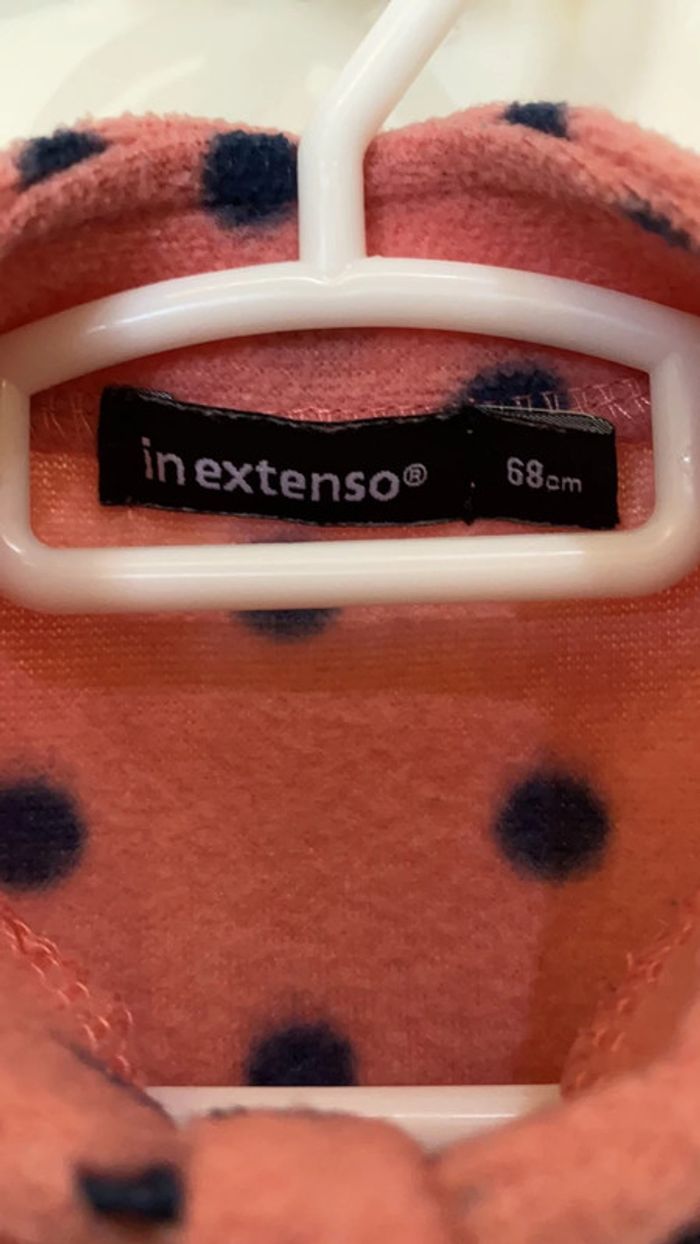 Gilet rose et bleu marine - photo numéro 2