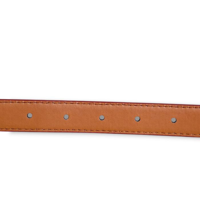 Ceinture cuir synthétique - Orange taille 115 - photo numéro 10