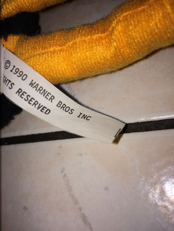 Peluche Daffy Duck - Looney tunes 1990 - photo numéro 5