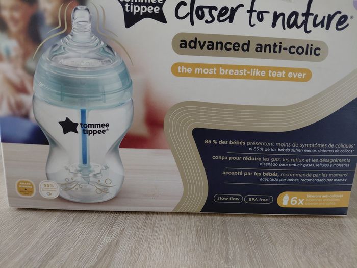 Lot biberon tomme tippee