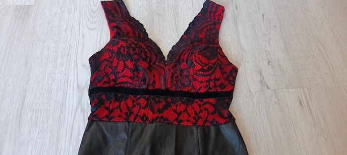 Robe S 36 M 38  sexy dentelle rouge et noir - photo numéro 7