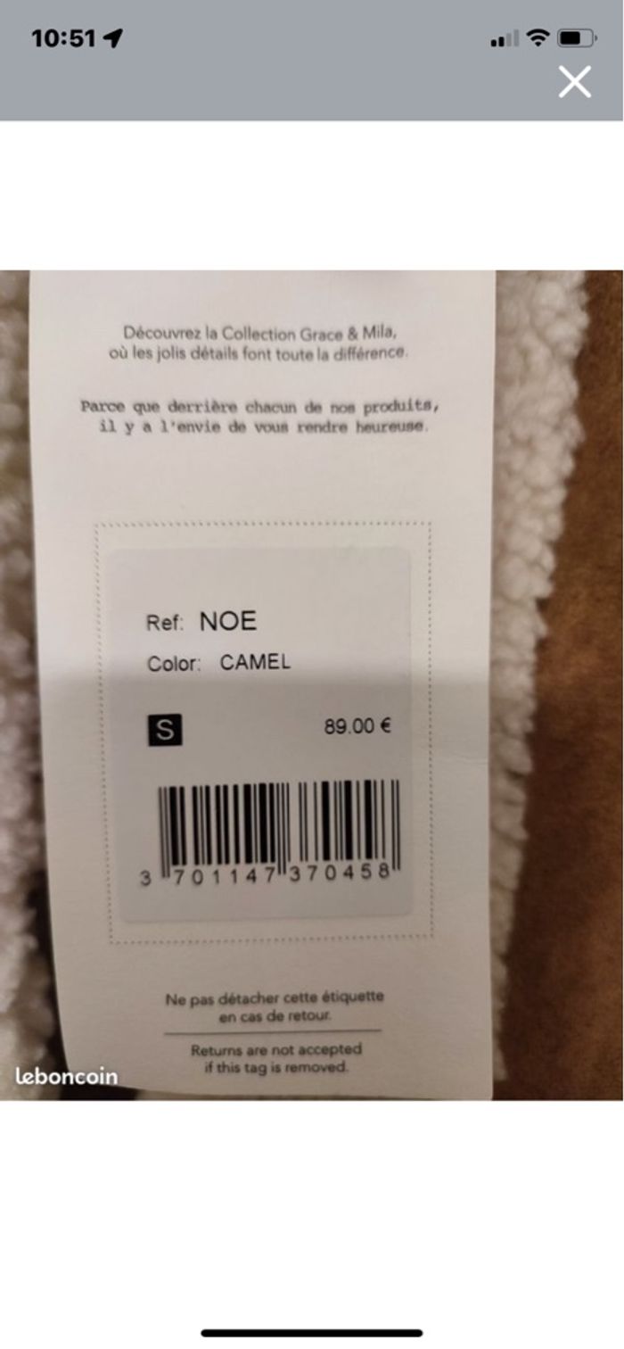 Veste sans manches  Grâce et Mila neuve - photo numéro 5