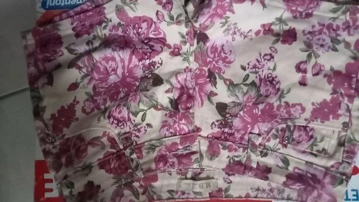 Short en jean à motif - photo numéro 10