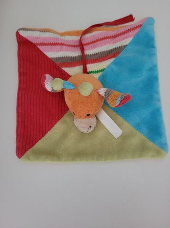 Doudou plat girafe