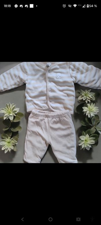 Ensemble pyjama garçon 1-3mois