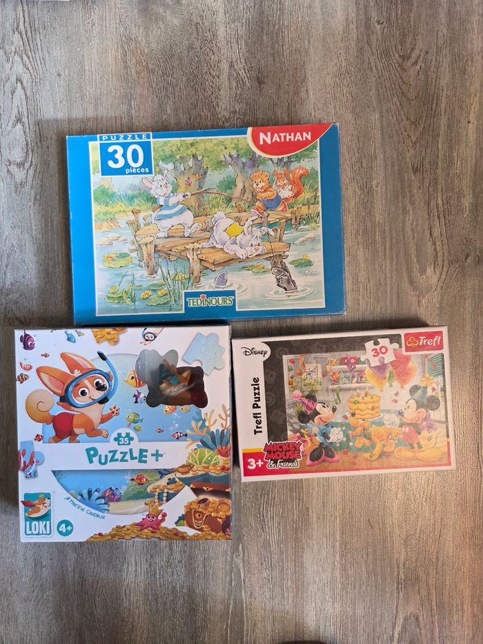 Lot puzzles 30 pièces