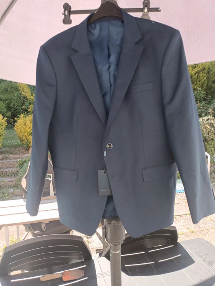 Veste de costume bleu neuf homme - photo numéro 3