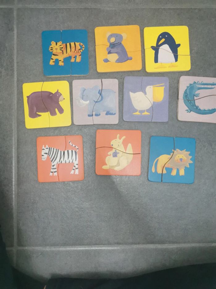 Puzzles bois 10 images