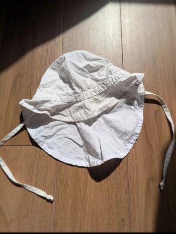 Chapeau nuque longue attache anti UV