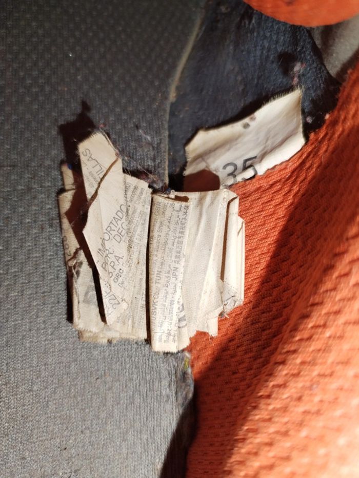 Chaussures de randonnée enfant grise et rouge taille 35 - photo numéro 6