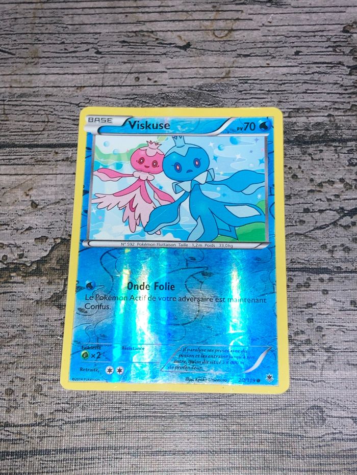 Pokemon Viskuse - Reverse - Base - 20/119 - 2014