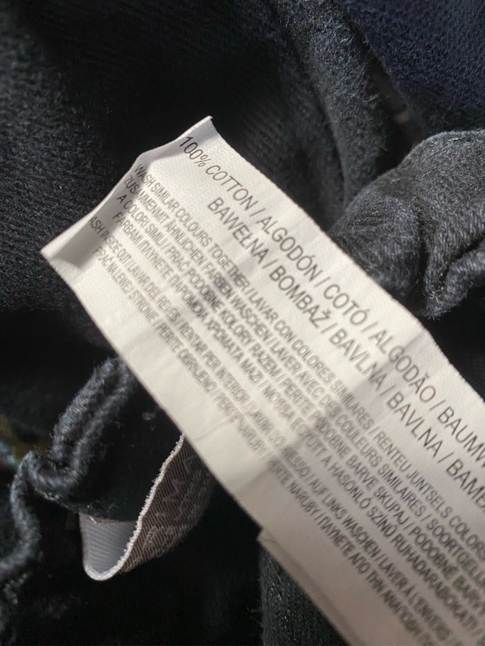 Pantalon jeggpant coton bleu marine 6/9 mois Primark - photo numéro 4