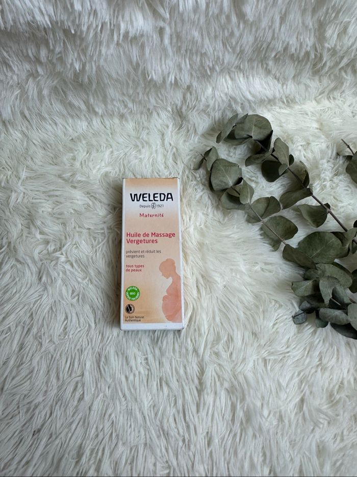 Huile de massage vergeture Weleda