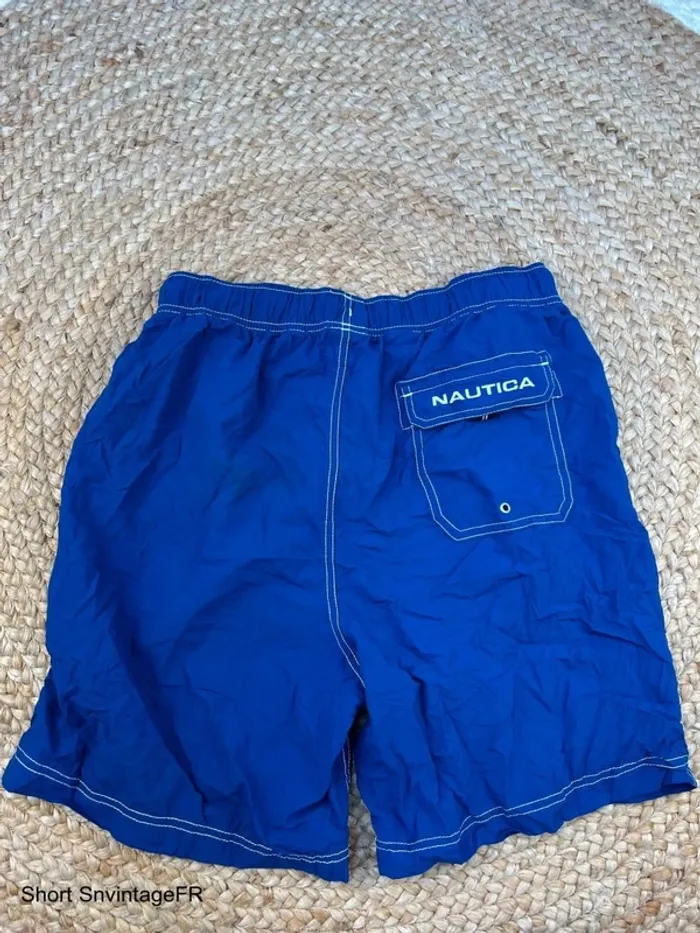 Short de Bain Nautica Marine & Blanc Homme Taille S | Très Bon État | Swimwear – SM948 - photo numéro 2