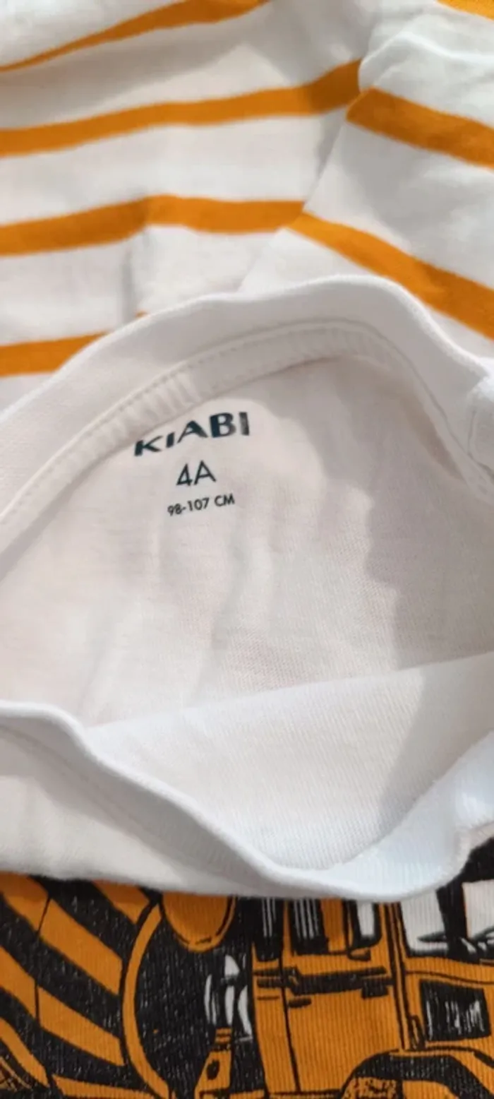 Lot t-shirts Kiabi 4A engins de chantier - photo numéro 7