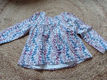 Blouse fleur Eden et Victor taille 3 ans