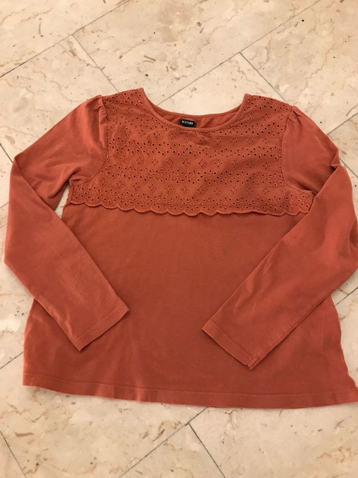 Tee-shirt rouille fillette 10 Ans