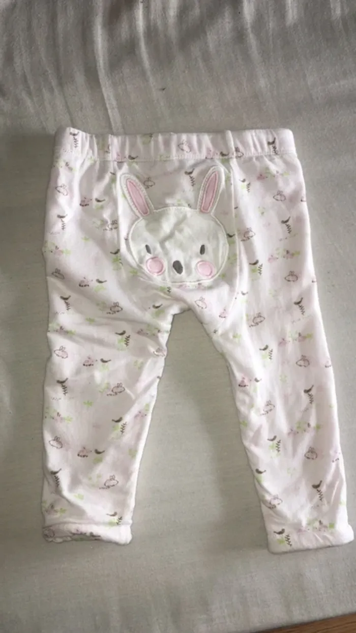Pantalon lapin bébé fille