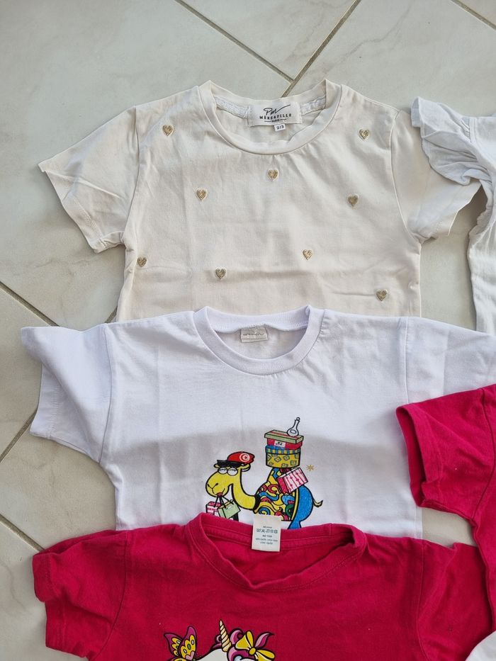 Lot 6 tee-shirts manches courtes et 2 manches longues 24 mois - photo numéro 2