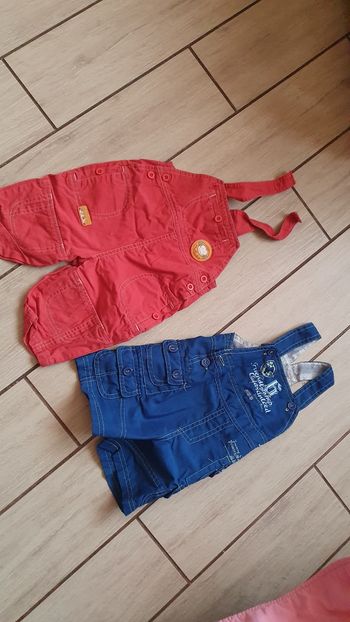 Lot de 2 salopette