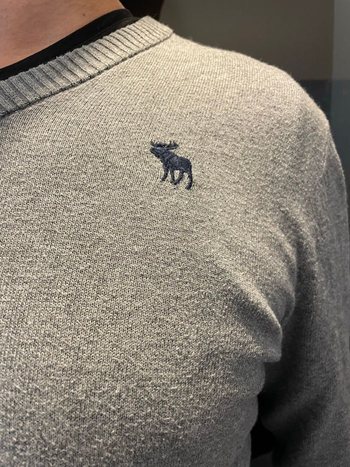 Pull gris Abercrombie - photo numéro 8