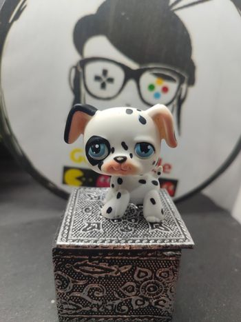 Lps01155 My Littlest Petshop Pet Shop LPS Authentic Dog Dalmatian Dalmatien 44