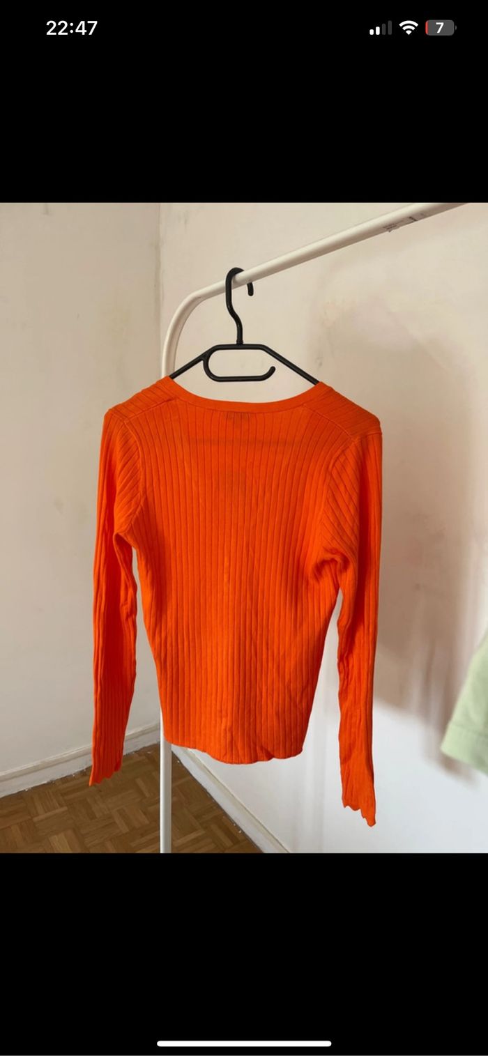 Pull orange - photo numéro 2