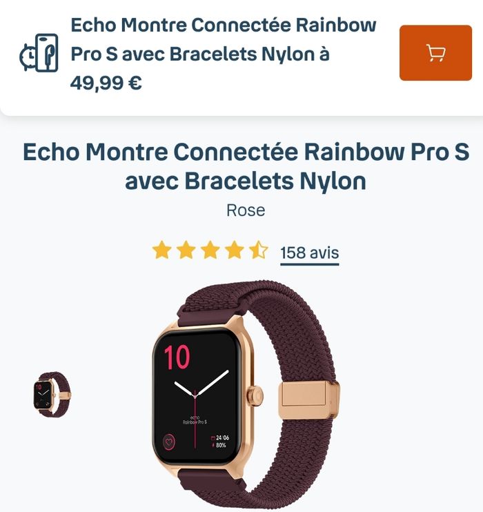 Montre connectée neuve - photo numéro 2