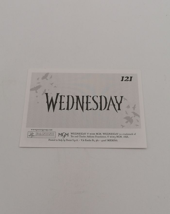 Panini sticker Mercredi n°121 - photo numéro 3