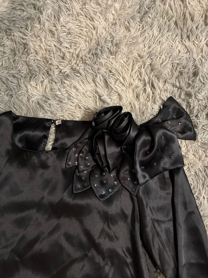 Haut noir de soirée - photo numéro 2