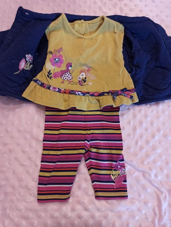 Ensemble fille 1 mois - photo numéro 2