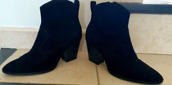 Bottines en suedine