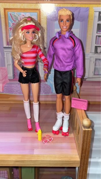 Barbie et Ken Roller
