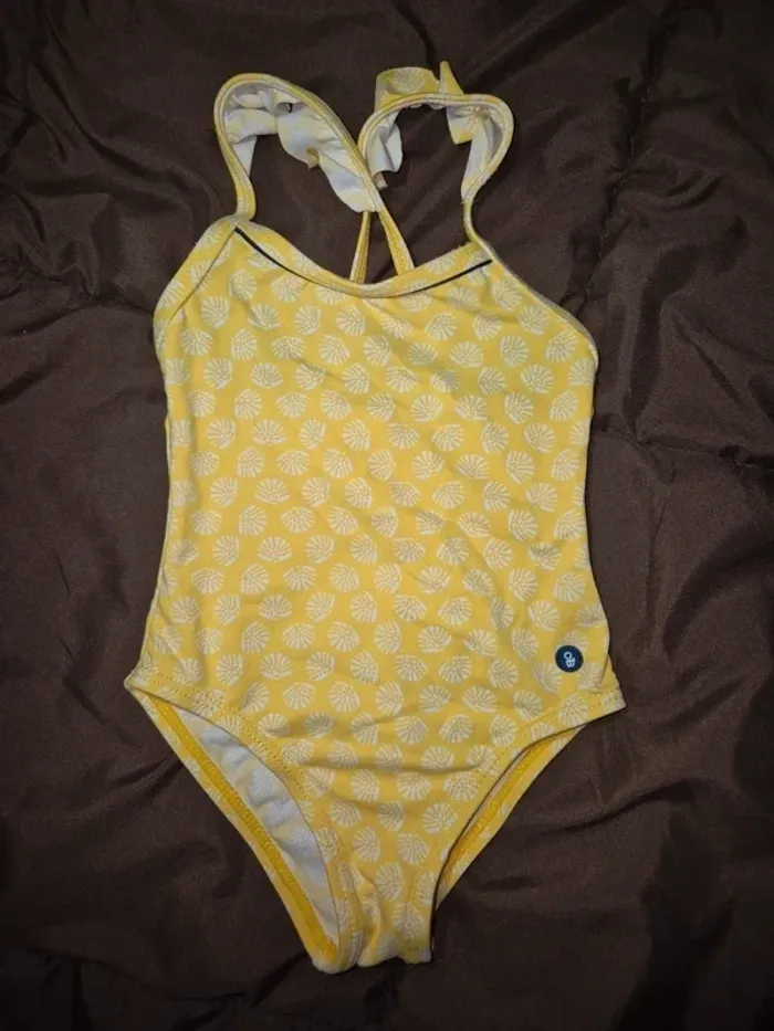 Maillot de bain 1 pièce obaïbi 1-3mois 56cm