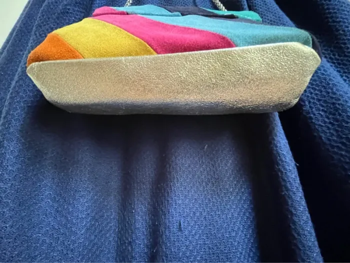 Sac à main Rainbow en cuir 20 × 15 × 3 cm - photo numéro 10